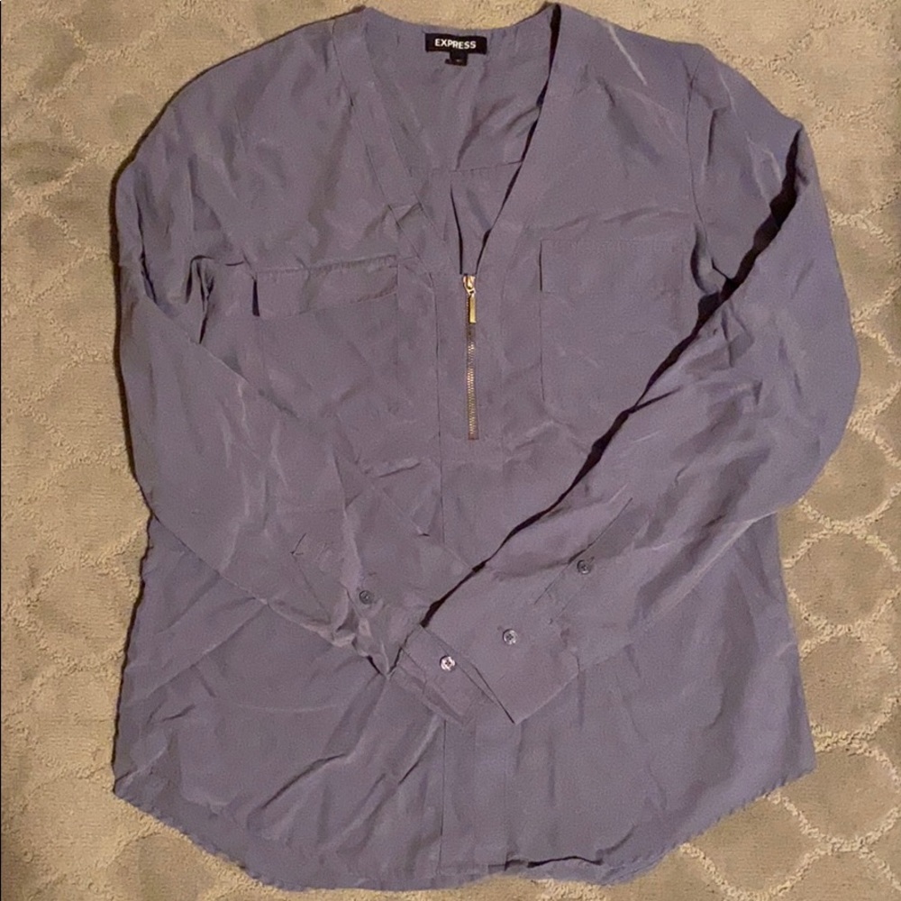 Lavender long sleeve top